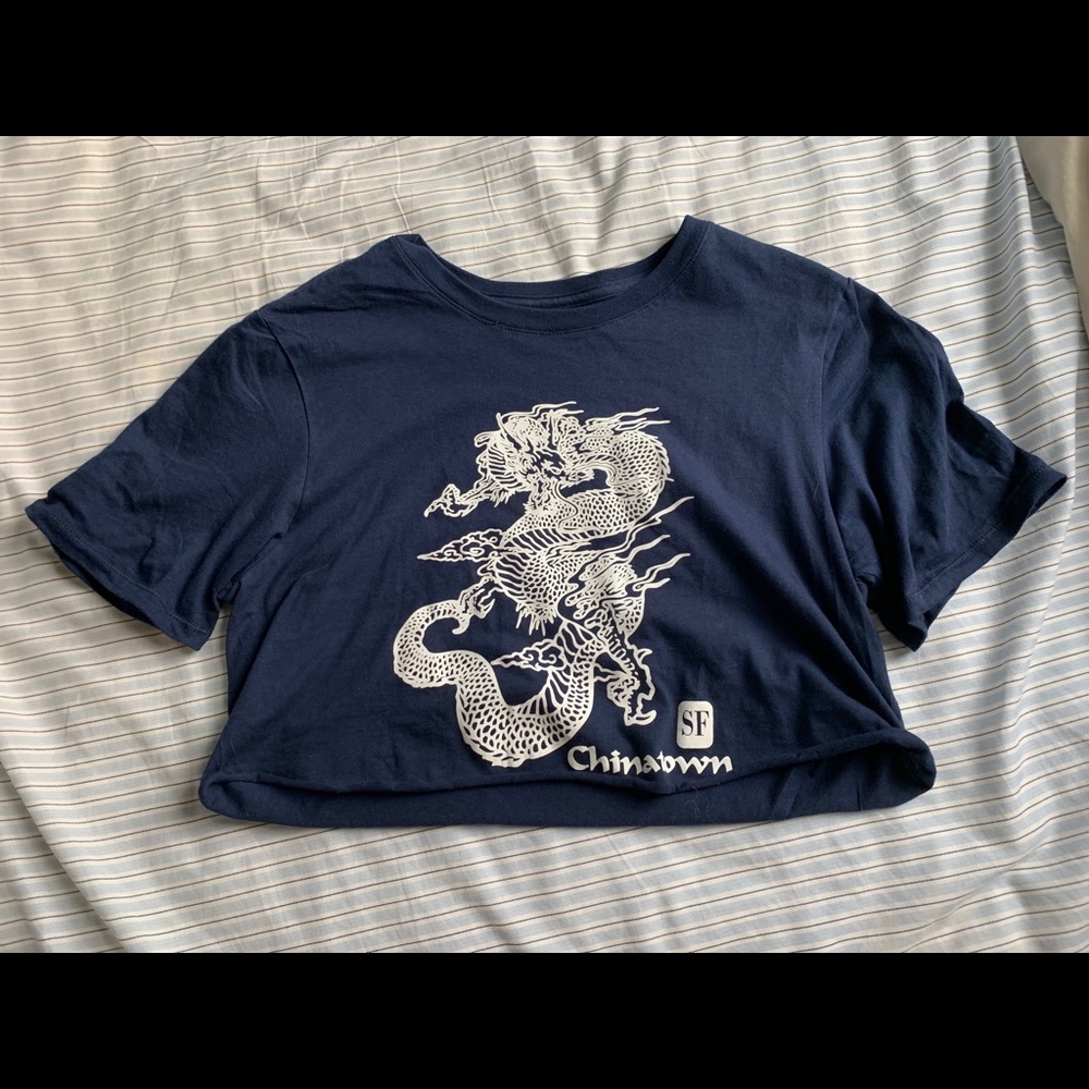 Dragon crop top from San Francisco